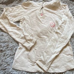 Ivory Ella beaded hoodie